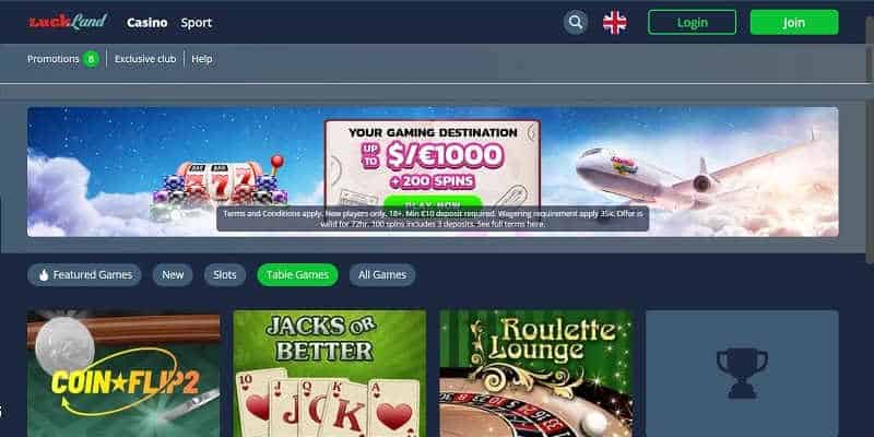 luckland uk roulette